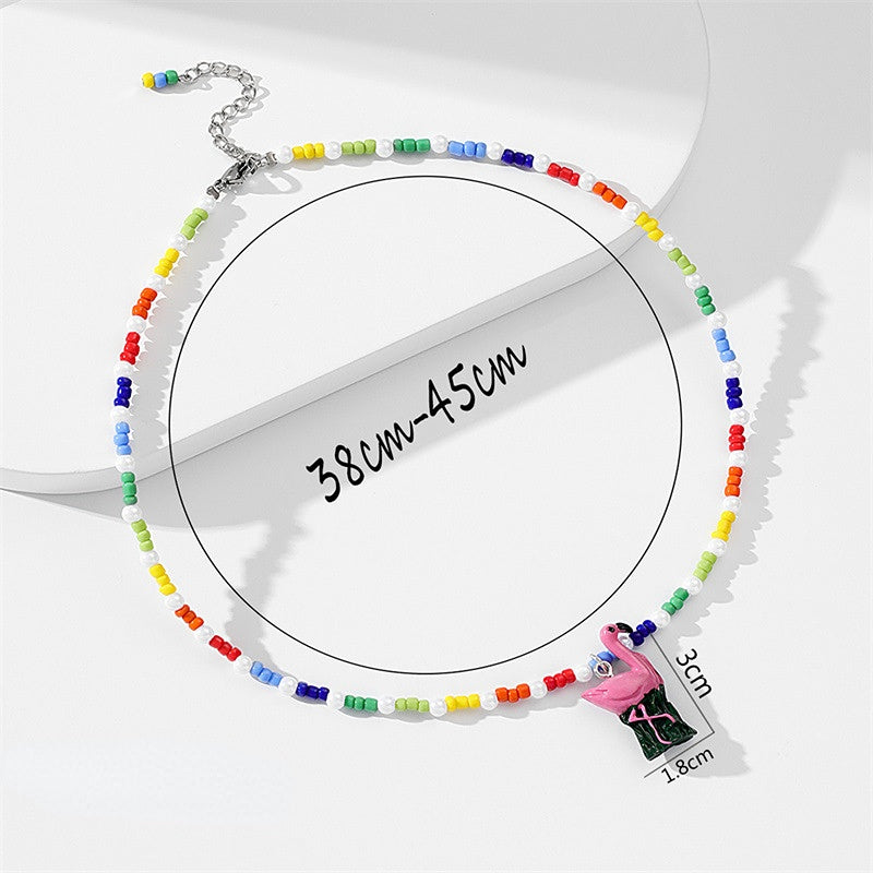 Collar De Perlas De Mariposa De Amor Bohemio al por mayor